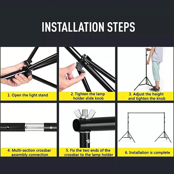 Adjustable Photography Backdrop Support Sy… - Picture 7 of 7